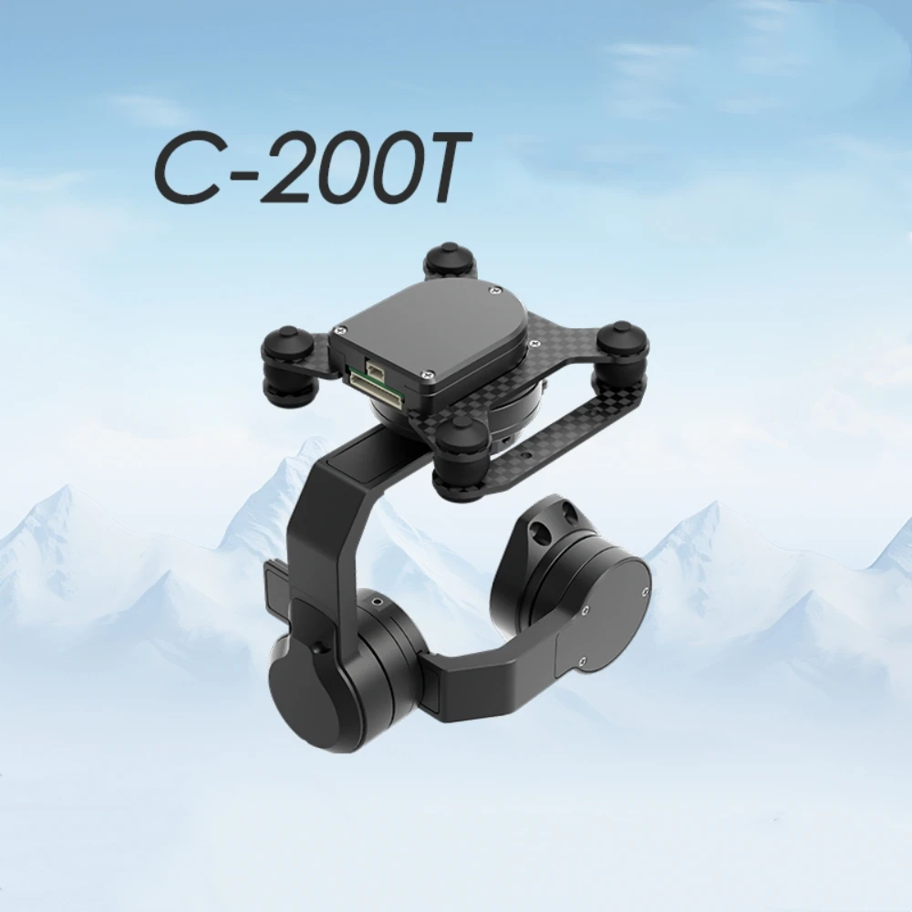 El gimbal de 3 ejes NCZOBOE XF-C-200T es compatible con un dispositivo de carga útil que no pesa más de 200g.
