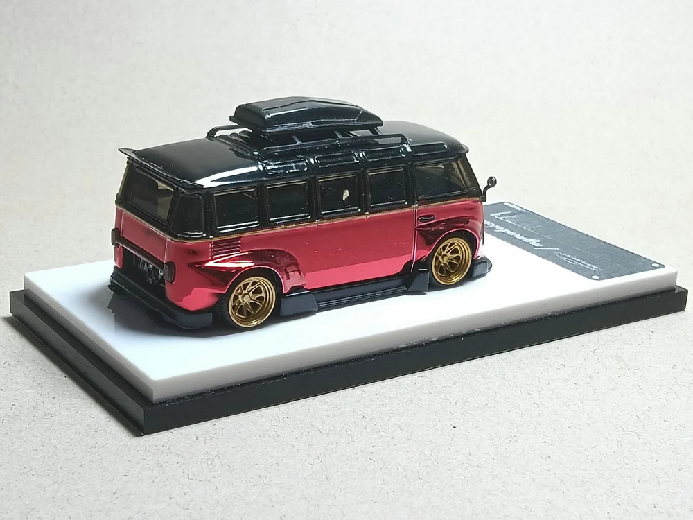 **Pre-order **Model Collect x Inspire Model 1:64 Kombi Robert Design Chrome RedBlack Diecast Model Car