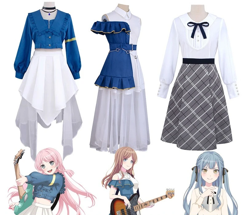 

Anime BanG Dream! It's MyGO!!!!! Cosplay Anon Chihaya Soyo Nagasaki Togawa Sakiko Cosplay Costume Uniform Wig Halloween Clothes