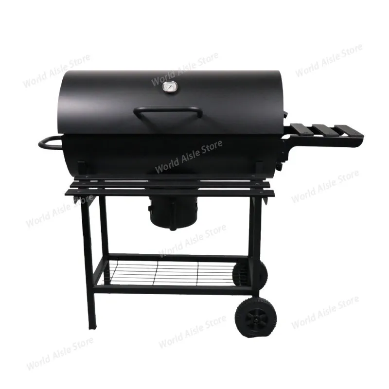 Foldable Large Charcoal Grill with Removable Tabletop for Outdoor BBQ, Patio and Home Use Steel material