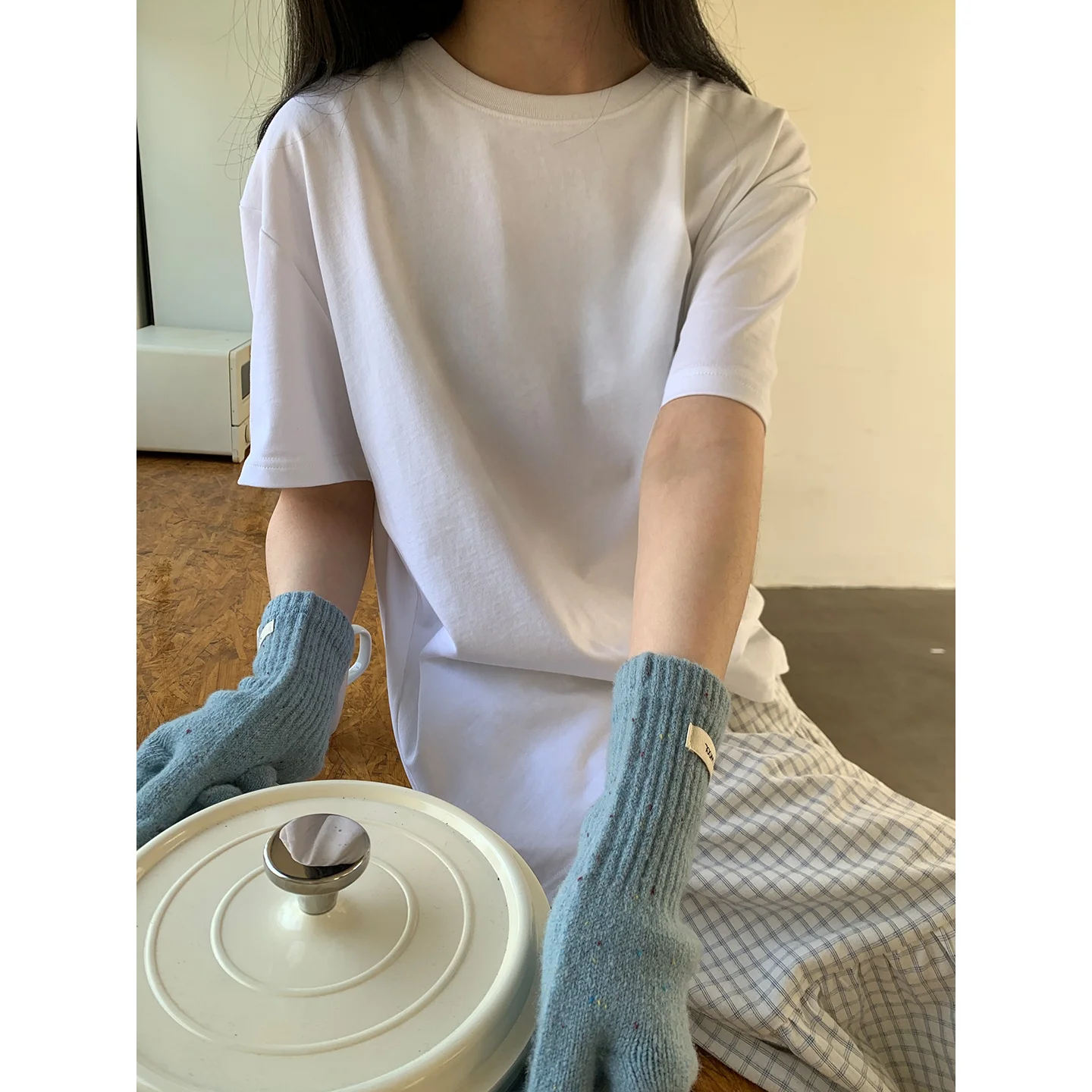 

Loose Letter Print Short Sleeve round Neck T-Shirt Women's Korean Style Casual Top Spring Summer Fashion Ladies' Tee