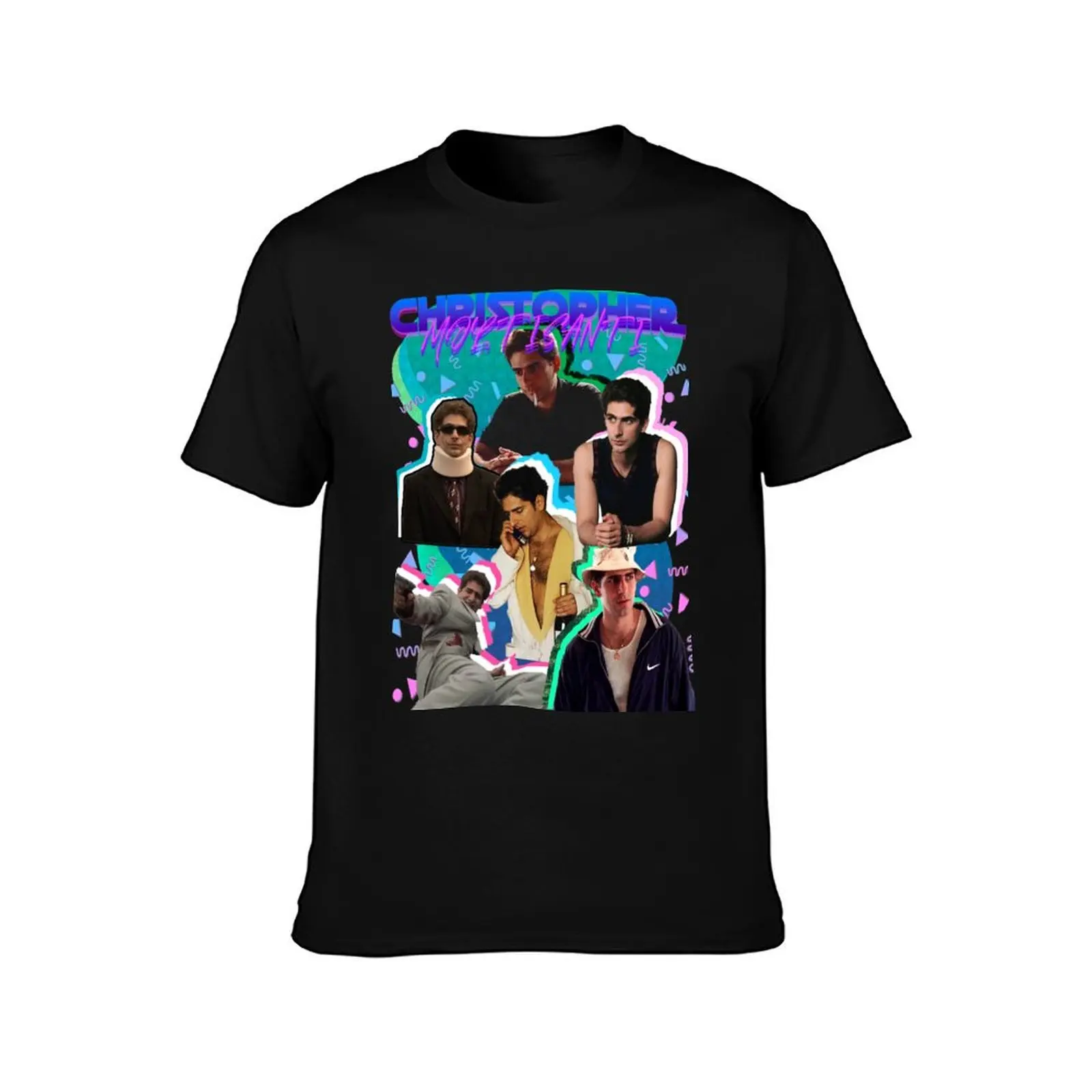 Christopher Moltisanti Retro 90s T-Shirt Summer Casual Cotton Tee Oversized Streetwear Tops Vintage Graphic Print