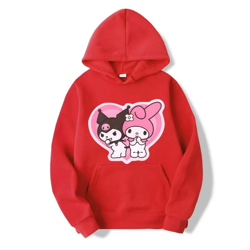 Kuromi Hoodie for Woman‘s Spring and Autumn Thin Hoodies Sanrio Big Children\'s and Girls\' Outerwear Children\'s Clothing