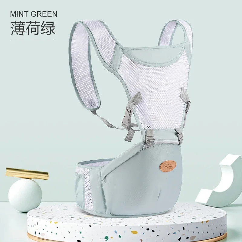 Summer Baby Hip Seat Carrier Breathable Lightweight Front Facing Infant Toddler Sling Backpack Outdoor Travel Waist Stool