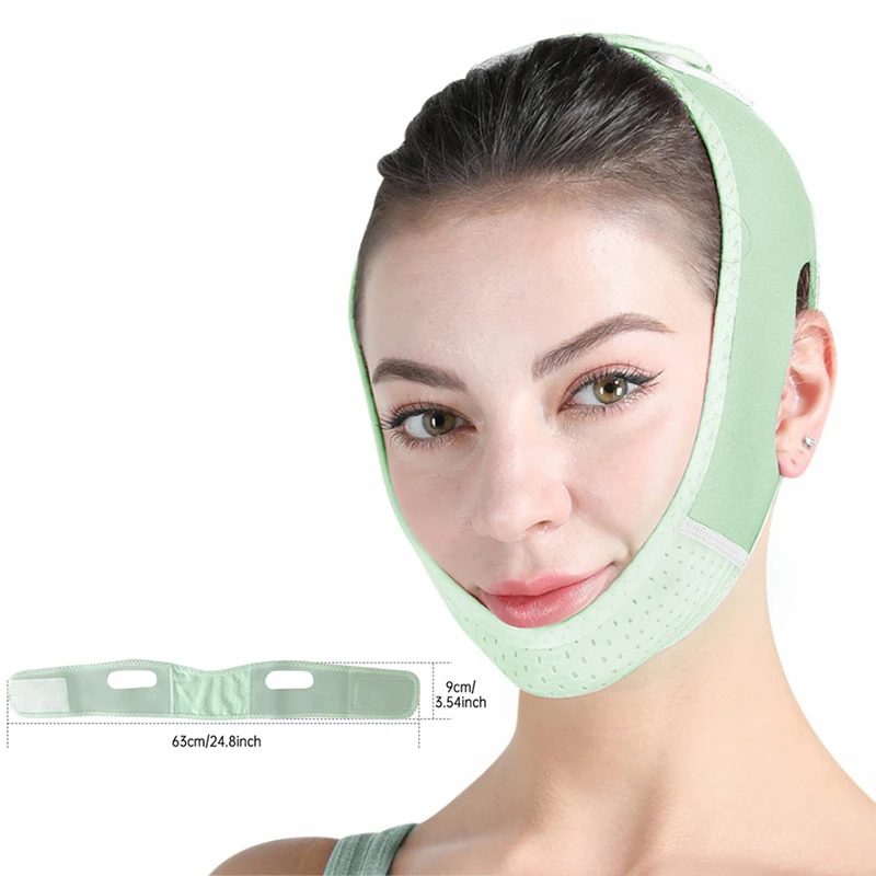 

1 шт. Маска-бандаж для подтяжки лица V-образной формы, уменьшающая двойной подбородок, для овальной формы лица