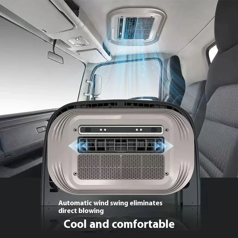 Горячая распродажа 2025 года Estacionamento Elétrico Automotivo Ar Condicionado, Refrigerante 24 В, Máquina molto-em-um Montada em Caminhão Leve