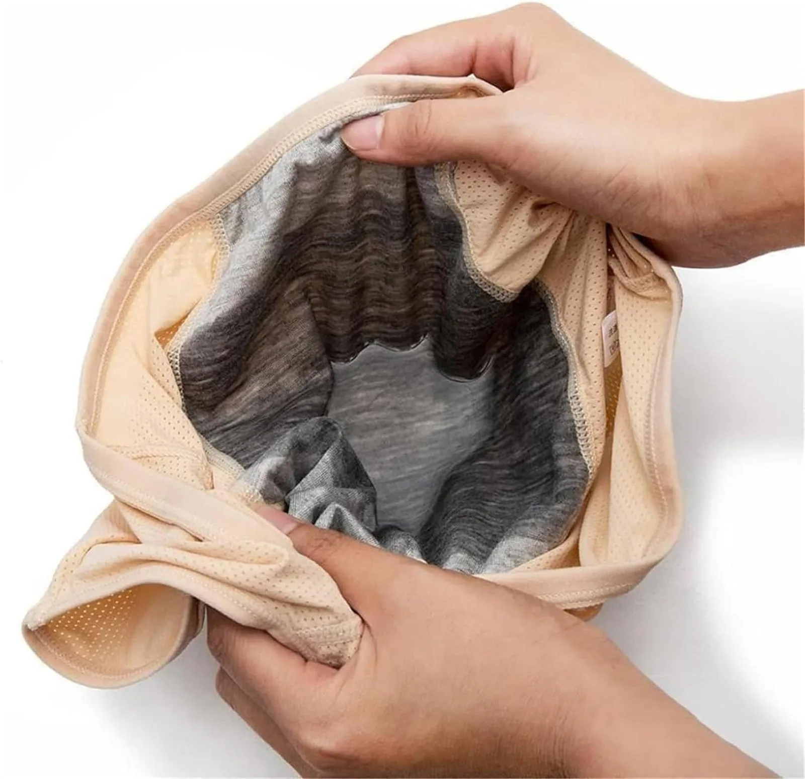 Calzoncillos fisiológicos para mujer, bragas menstruales para niña, bragas a prueba de fugas, ropa interior de seda helada de cintura media, 1 ud.