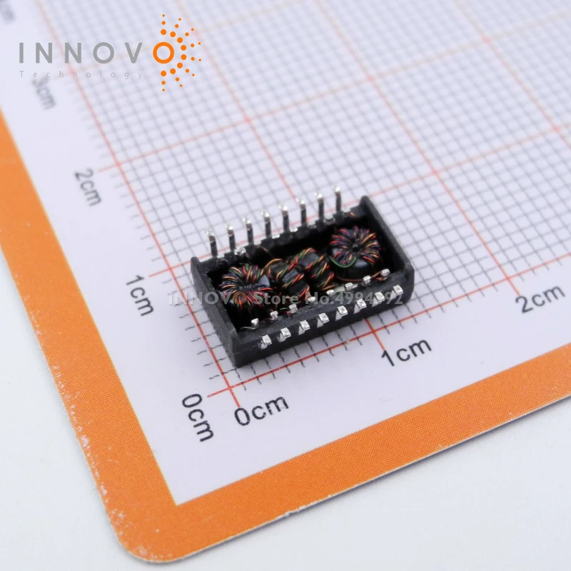 1PCS/LOT HX1098NLT HX1098NL 350µH LAN 10/100 Base-T Pulse Transformer 1CT:1CT Transmitter, 1CT:1CT Receiver Surface Mount