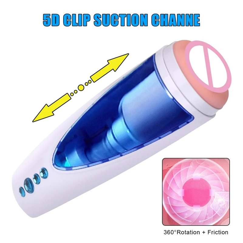 

Powerful Sucker Masturbator Male 10 Speed Telescopic And Rotation Modes Strong Vibrating Masturbators Cup Adult Sex Toys For Men