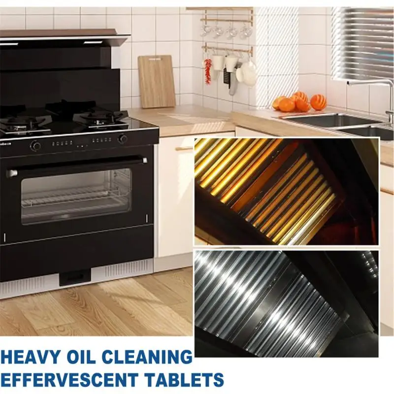 

Oil Stain Cleaning Sheet No Longer Need To Scrub Convenient And Easy To Use Clean Effervescent Tablets