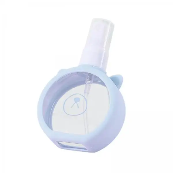 

55ml Clear Spray Bottle Portable Fine Mist Travel Refillable Skincare Container for Cosmetics Toiletry Home Decoration