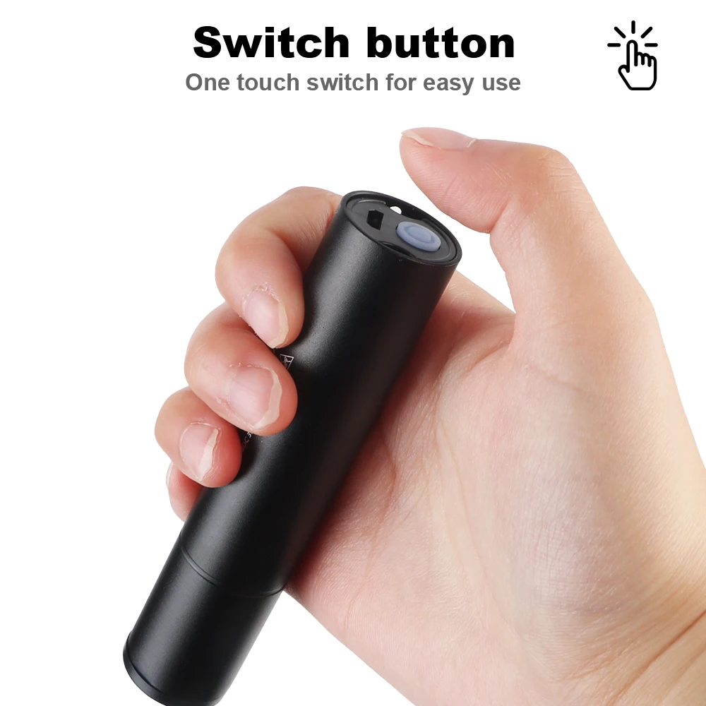 365nm ไฟฉายอัลตร้าไวโอเลต SV57 3W ไฟฉาย UV สำหรับสัตว์เลี้ยงที่ชาร์จ USB ในปัสสาวะสำหรับแมวหลอดตรวจแร่แมงป่องสีดำ