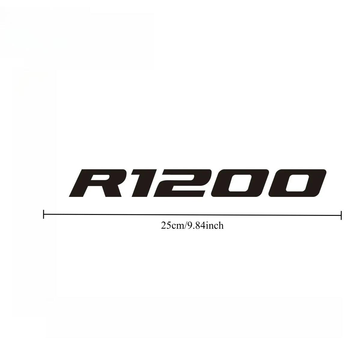 Multicolor R1200 Motorcycle Decals, 2PCS Waterproof Vinyl Stickers, Sport Style DIY Tuning Decor for Motorbike Bike