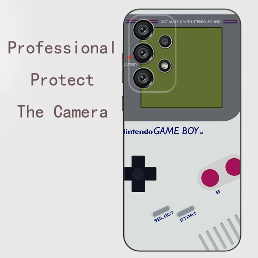 Video Game Boy  Phone Case For Samsung Galaxy A91,A80,A73,A72 ,A71,A53A52,A32 ,A31A22,A21s,A20,Black Cover