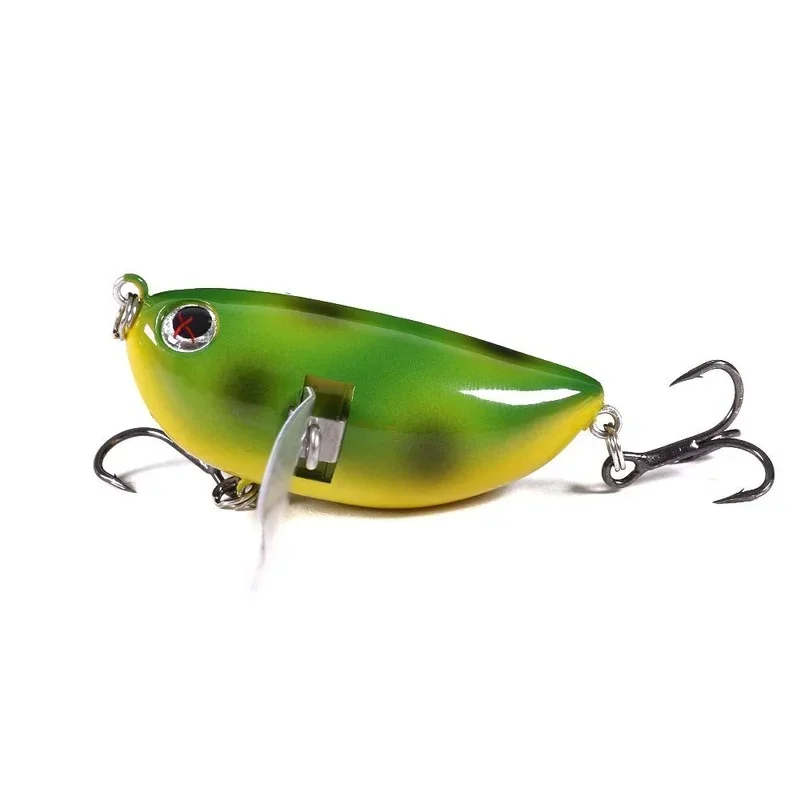 

Fishing Wobble Lure Insect Bait 60MM 12.5G Two Tuned Plapper Metal Wings Bait Hard Plastic Bee Fishing Lure