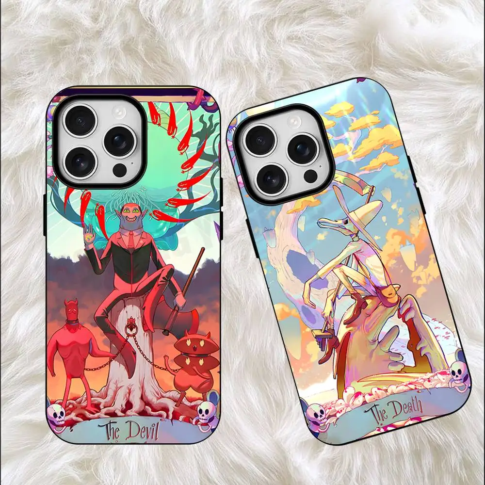 

Tarot Cards Art Pictures For Iphone 17,16,15,14,13,12,11 Pro Mini Max XS Case Frosted Magnetic Shockproof Cover