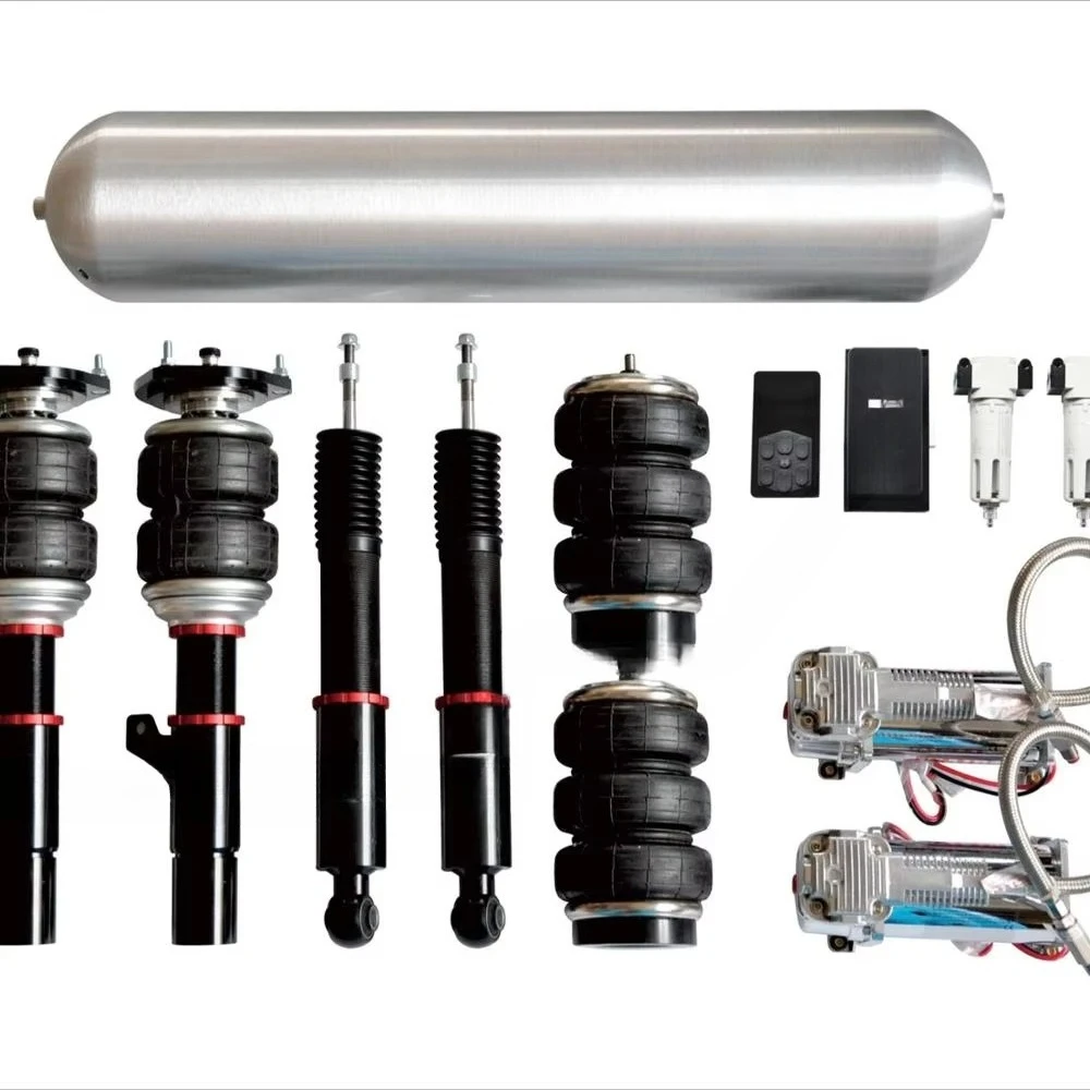 Height and damper adjustable air suspension coilover kit w204