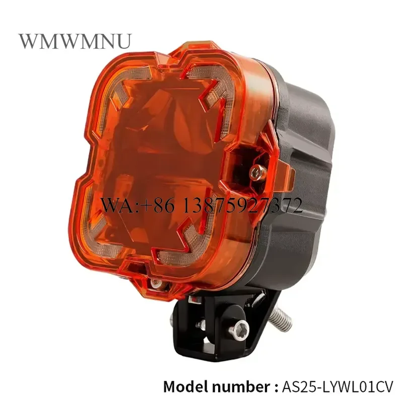 Wmwmnu 4x4 LED 4 Inch Square 65W 6000LM 6000K Super Bright Spotlights Off Road Driving Lights Retrofit Upgrade New 12V
