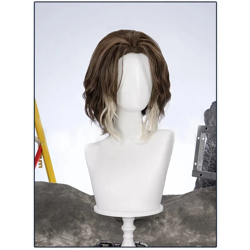 Pelucas Arcane Viktor, nuevo pelo 2024, juego TV 2, accesorios de disfraz de fantasía, accesorios de juego de rol para hombres adultos mj:3