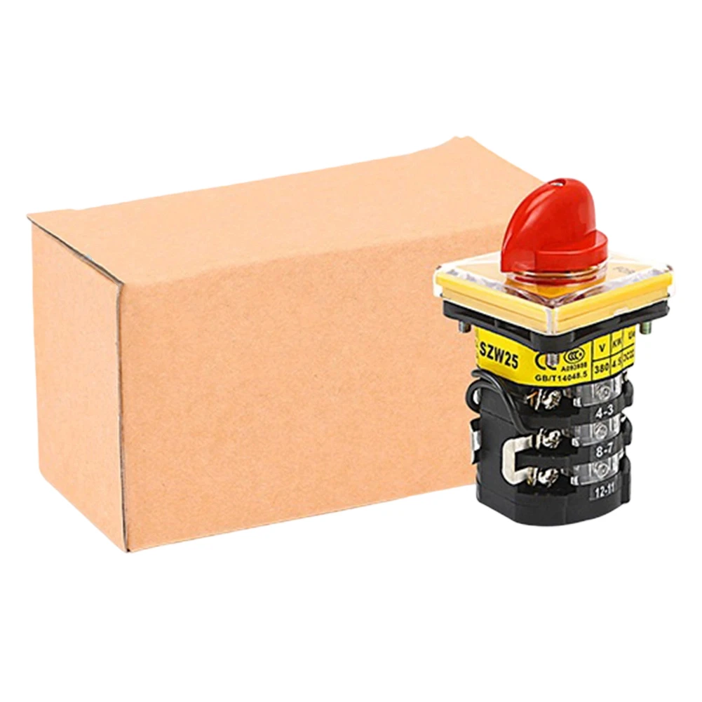 

Переключатель для фрезерных станков: реверс-стоп-вперед, управление скоростью двигателя, выдерживает импульсное напряжение 2,5 кВ