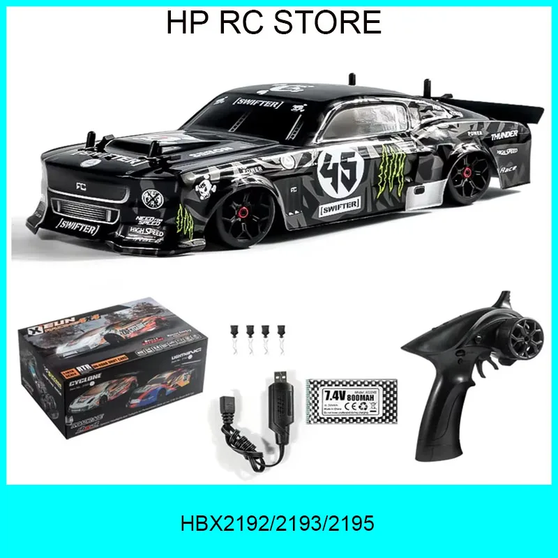 

HBX 2192/2193/2195 1/18 2.4G 4WD Electric Drift Racing Car - Full Proportional Control, LED Lights, Ideal for RC Enthusiasts