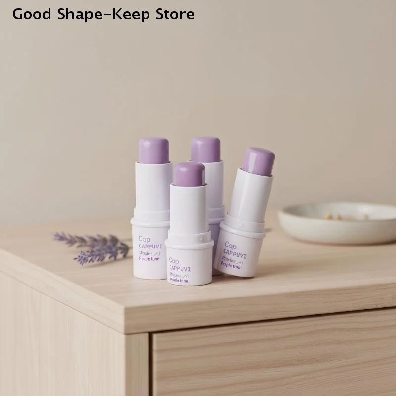 1 unidad de Cappuvini, mascarilla labial en barra de gelatina anti-resequedad y anti-agrietamiento, bálsamo labial hidratante con aroma a uva, cuidado labial transparente.
