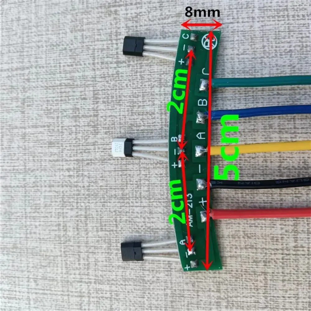 2-Wheels Electric Vehicles Motor Hall Sensor with Board Cable 120 Degree Motor 3147 41F Hall Circuit Board Element E-Bike Parts
