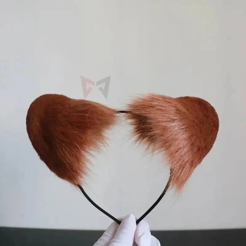 CyMMGG New Tate No Yuusha No Nariagari Raphtalia Cosplay Brown Bear Ears Headwear  Original Handmade Work Headband Halloween