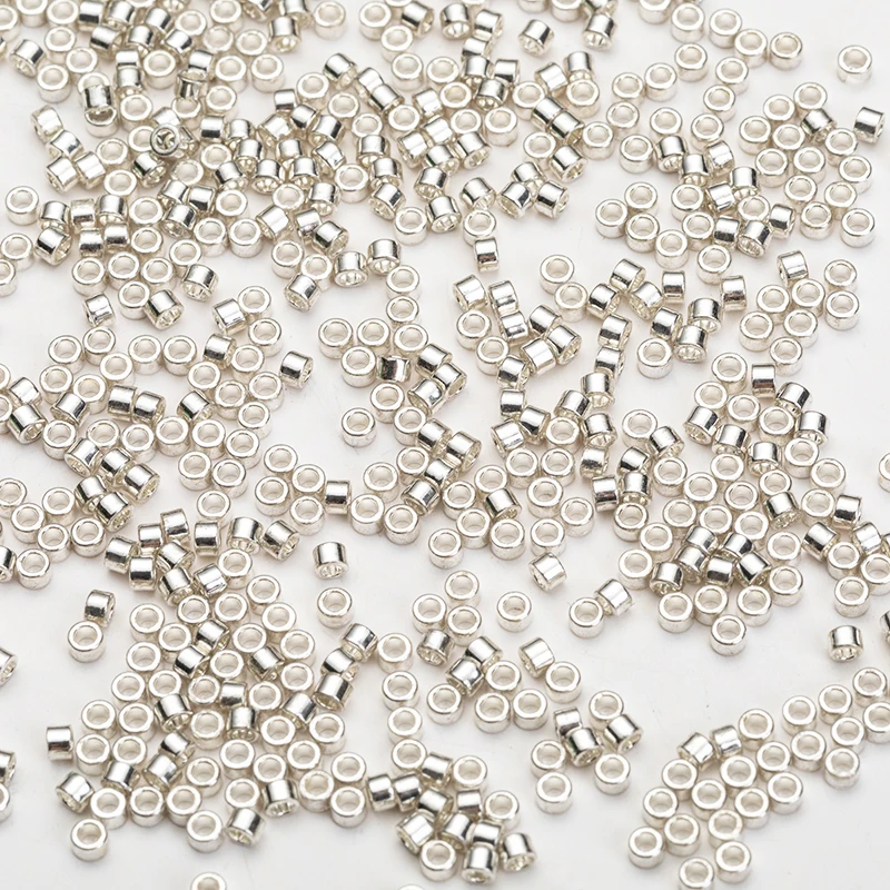 2.5Mm Glazen Kralen Populaire Boho Losse Zaden Metallic Kralen Voor Diy Kleding Accessoires Handgemaakte Kralen 10 Gram/tas