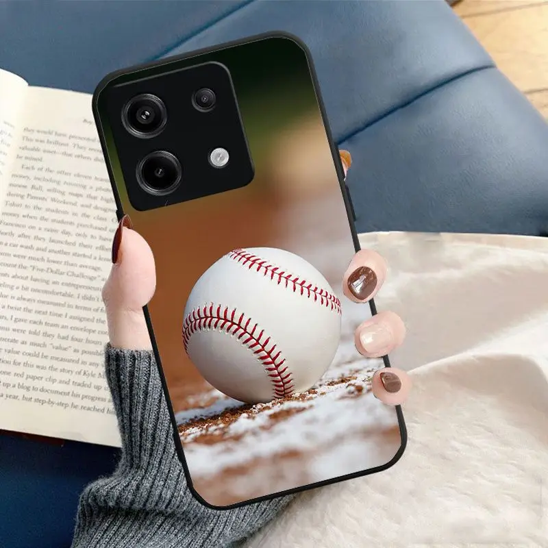 baseball sports fire Phone Cover For Xiaomi Redmi Note 13pro note12pro 11pro note10pro 9pro 8pro 9s 9T 8T K40 12C 10C 9C Case