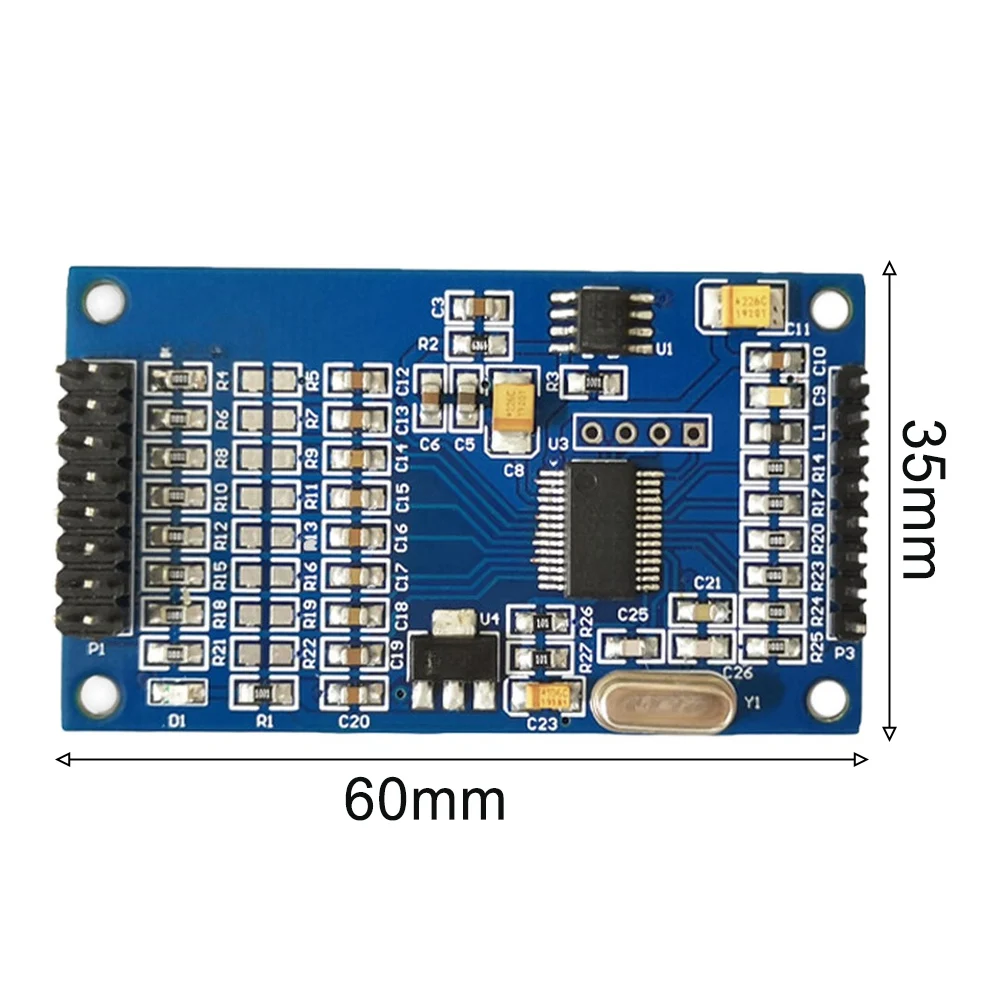 ADS1256 24-Bit 8-Channel For ADC/ Module High Data Acquisition Card For Sensor Sampling Industrial Measurement/ And Load Cell