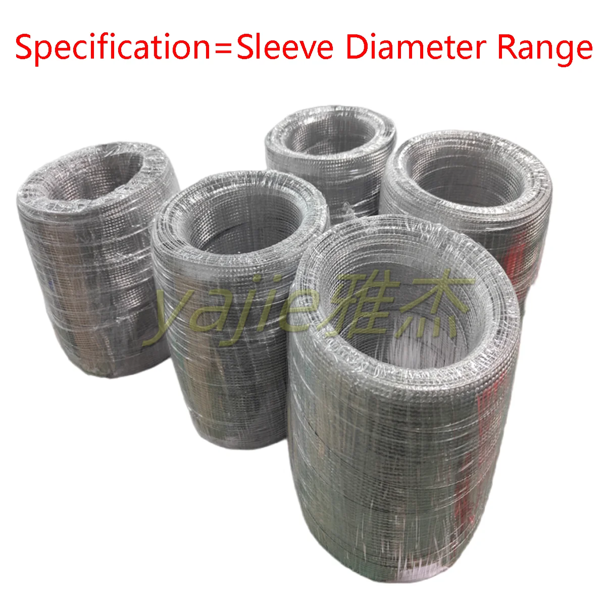 Stainless Steel Flat Ground Braid Sleeving Metal Wire Braiding Sleeve Sheathing Cable Organiser Resistance Signal Interference