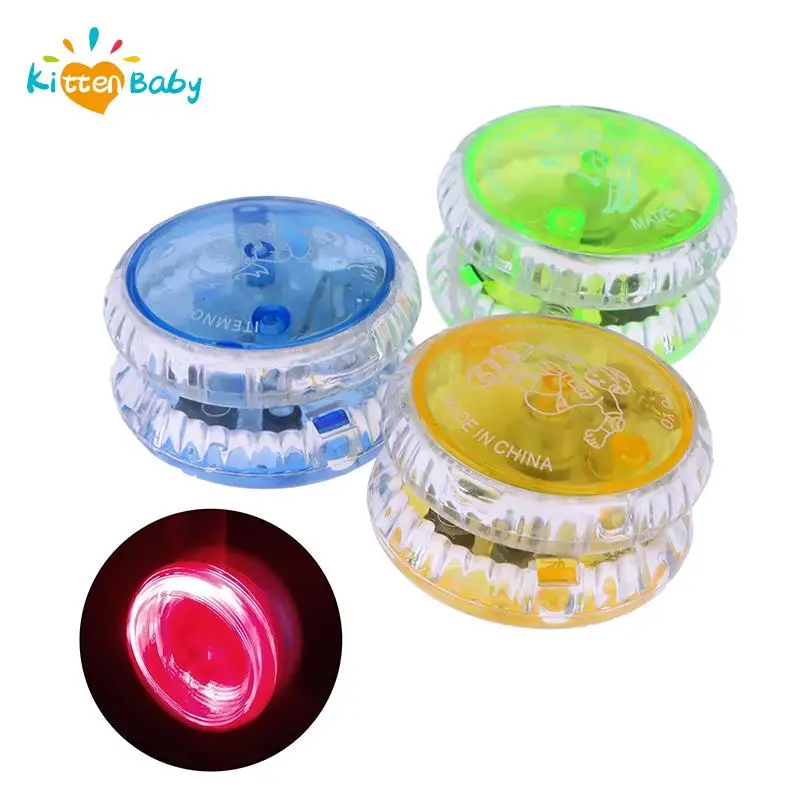 Casual Games 1PCS NEW LED Flashing YoYo Ball Classic Children Clutch Mechanism Magic Yo-Yo Toys for Kids toy Party Fashion Toy