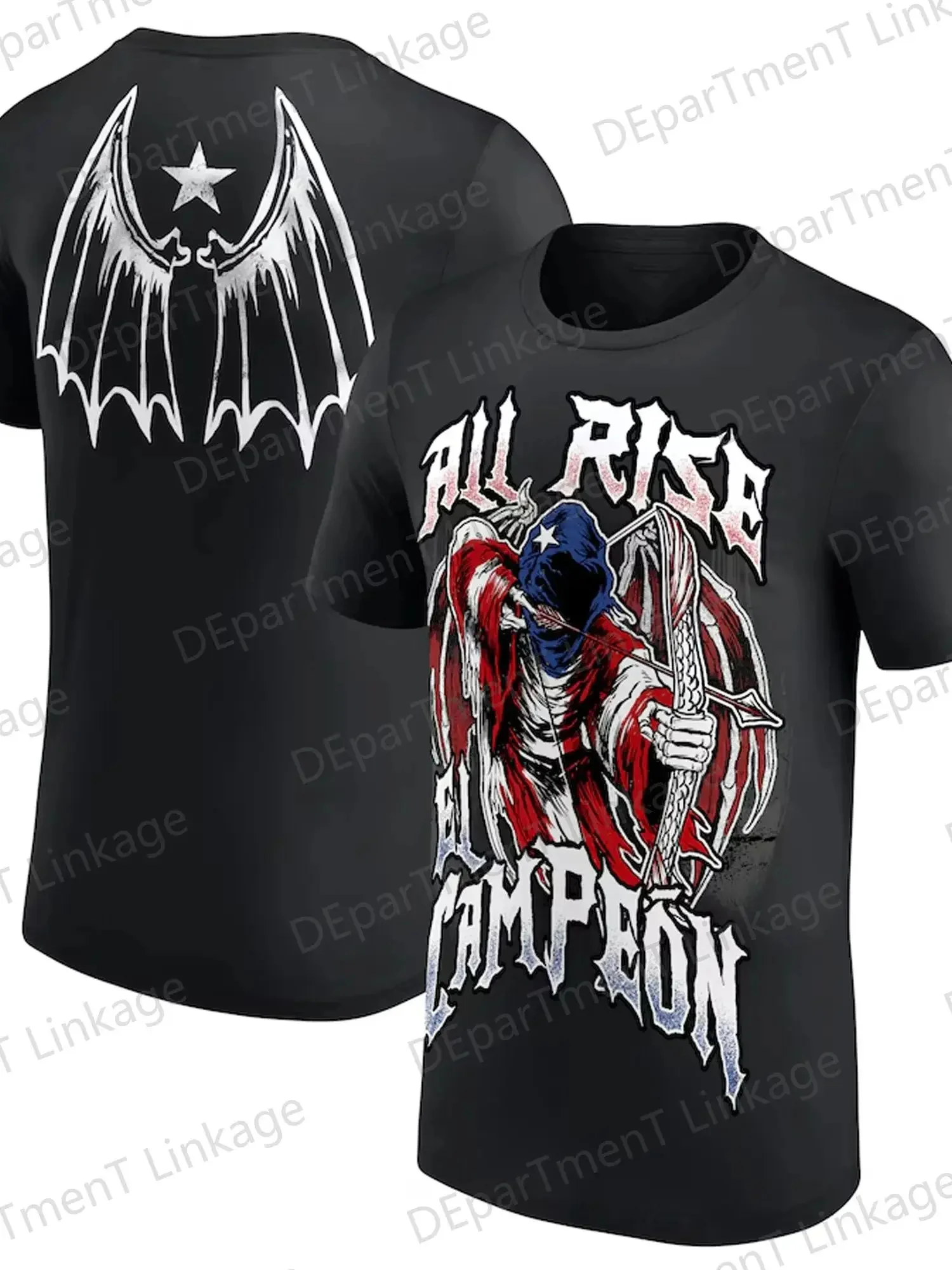Roman Reigns men's T-Shirt Wrestling Round neck short sleeved T-shirt Boxing Champion Gym Quick Drying Clothes Training Tee Tops image 5