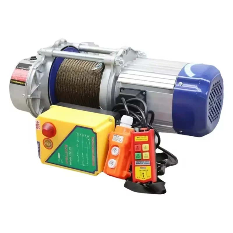 Applicable to 2/3 Ton Wireless Remote Control Crane Winch Cable Pull Line 220v Hoist 380v Electric Hoist
