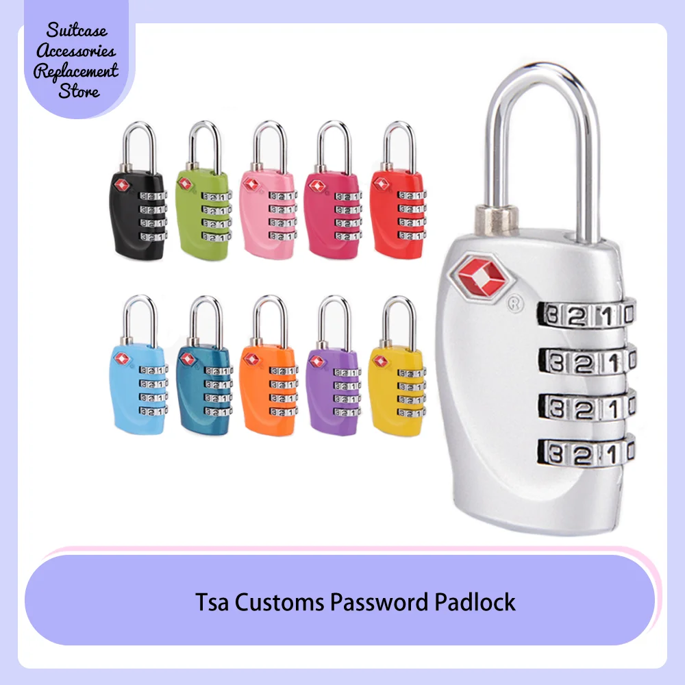 

TSA password Customs padlock manufacturers direct sales explosive luggage customs password lock anti-theft lock TSA