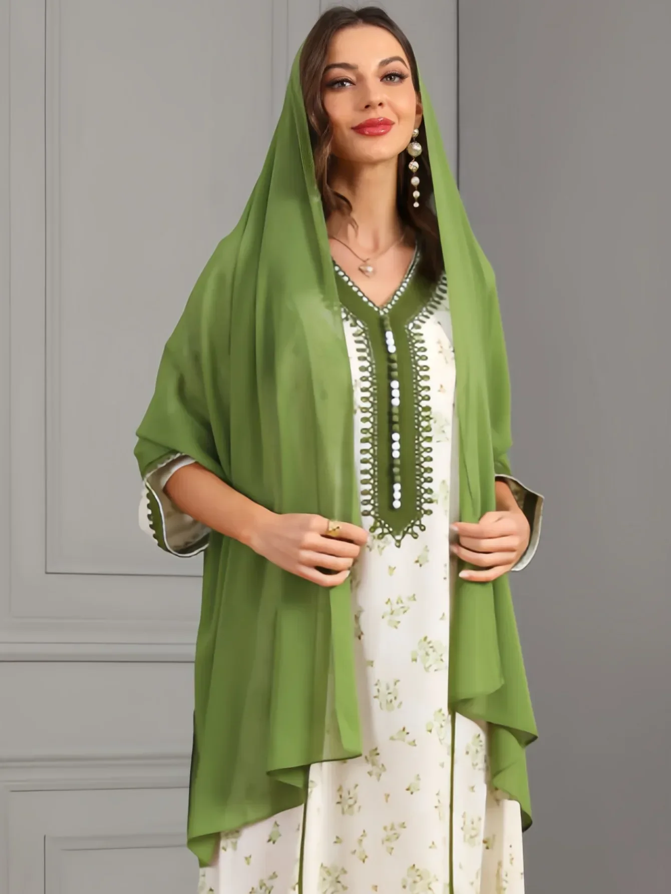 2025 Women Elegant Modest Muslim Islamic Chiffon Scarf Ramadan Hijab Stole Bandana Headscarf Shawl Wrap Bufanda Foulard Headband