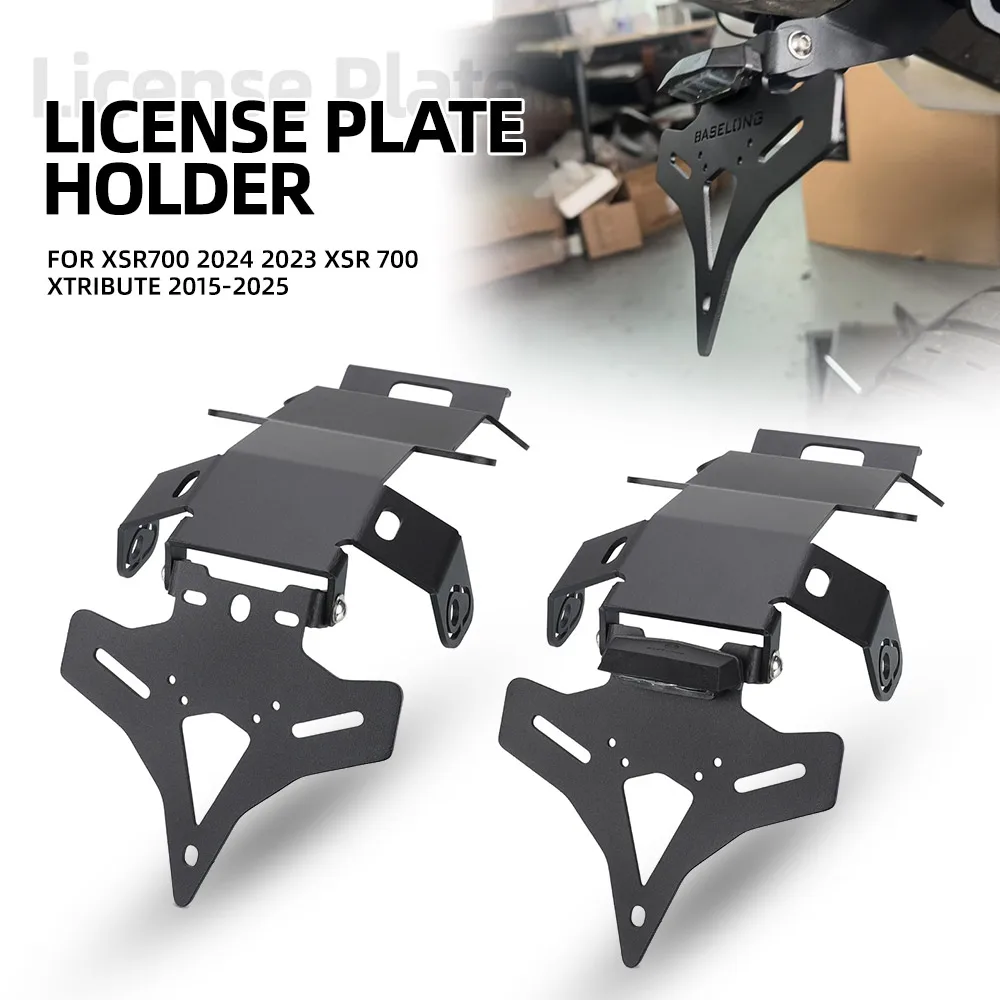 FOR YAMAHA XSR700 2024 2023 XSR 700 XTribute 2015-2025 Motorcycle Fender Eliminator kit License Plate Holder Tail Tidy Bracket