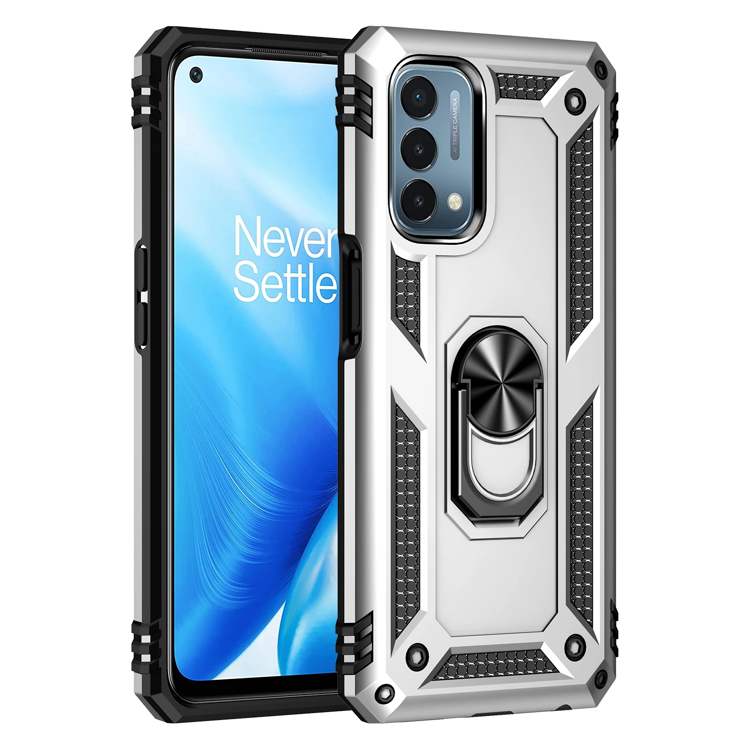 Magnetic Kickstand for Oneplus 9 Pro 7 Pro Nord N200 5g Military Grade Armor Shockproof Drop Proof Protection Cover