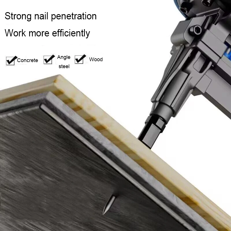 Lithium Battery Gas Nail Gun Steel Air Stapler Pneumatic Tools For Frame And Trunking Pneumatic