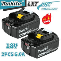 100% Genuine Makita 18v 6.0Ah Replacement battery /bl1850b BL1850 bl1860 bl 1860 bl1830 bl1815 bl1840 /LXT400 for makita tools.