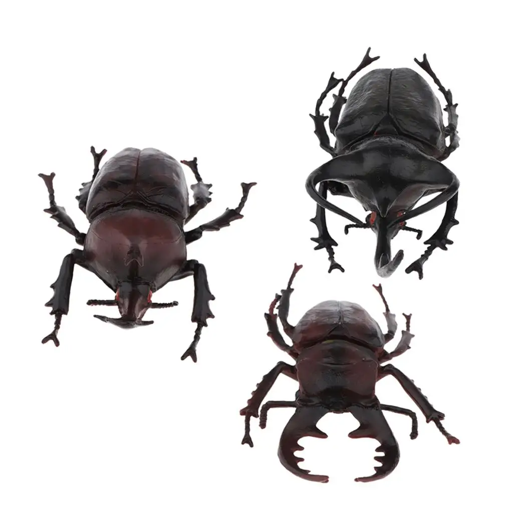 Simulation Plastic Bug Figurine Toys for Kids Educational Early Learning Animal Figures Classroom Play