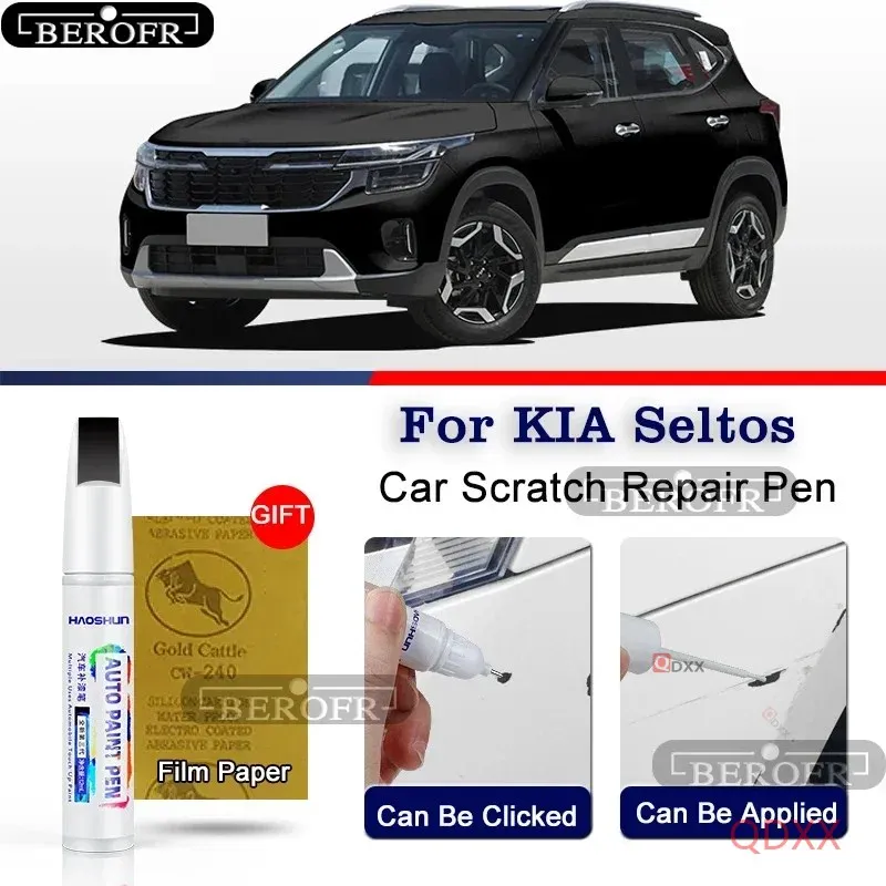 Refinish Pen Pearl White Setus Auto Supplies Daquan Accessories Modified Waterproof Pen Paint Repair for Car For Kia Seltos