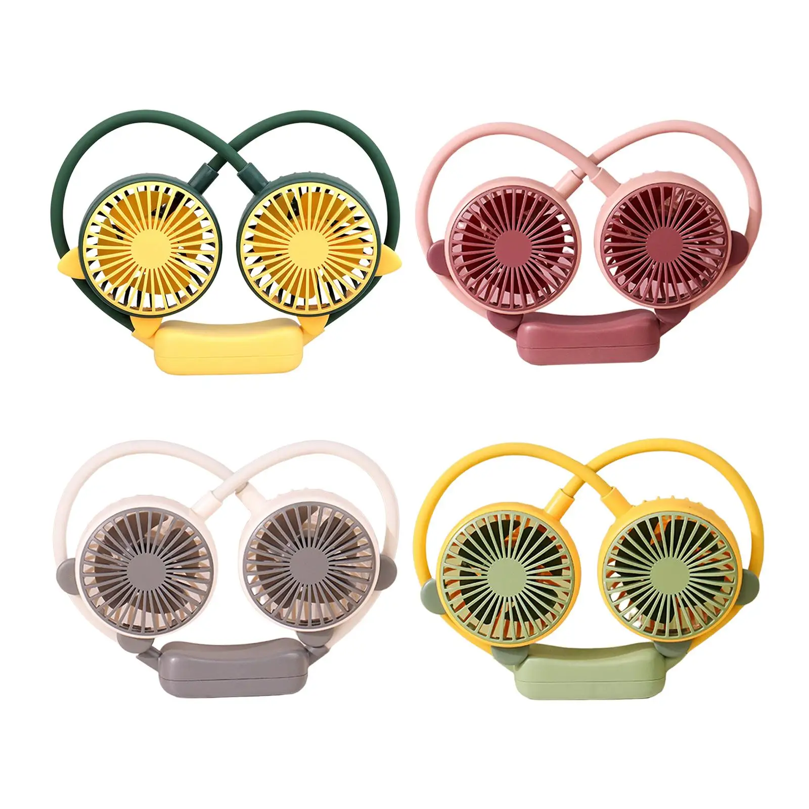 

Neck Hanging Fan Portable Fan Necklace Fan, 2 Speeds Adjustment Hands Free Fans