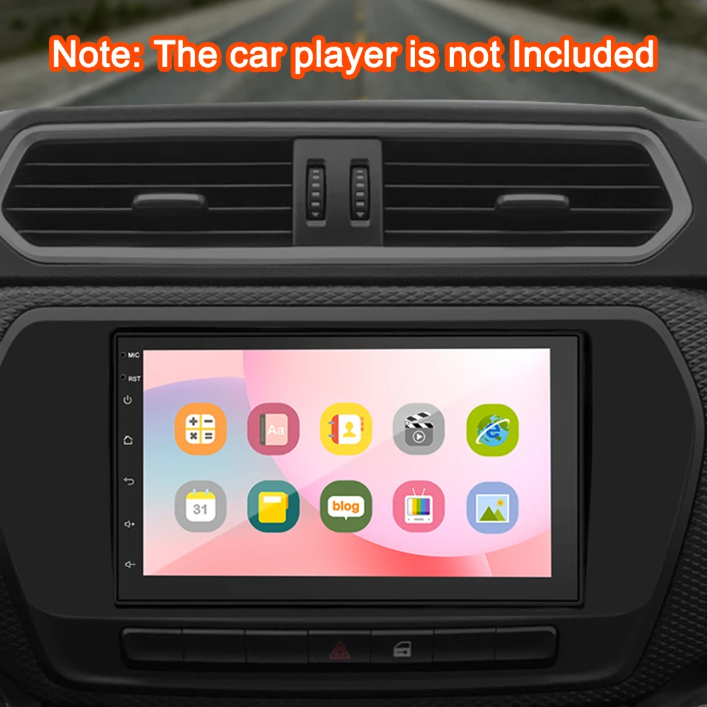 Universal For 2Din Car DVD Radio Player Auto Panel Audio Dash Mount Kit Box Radio Head Unit Installation Frame 2Din Fittings Kit