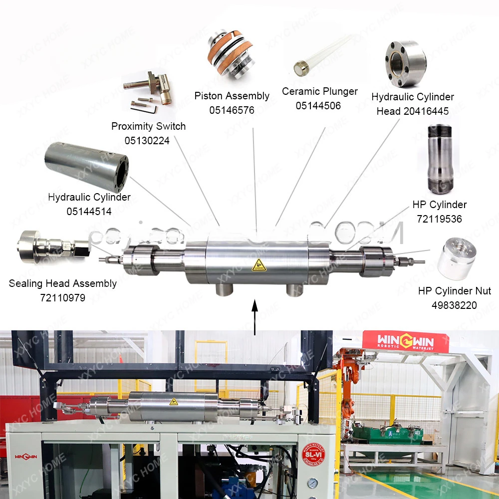 75/100s hydraulic piston assembly 05146576 waterjet spare parts