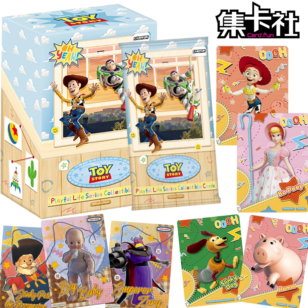

Original Card.fun Toy Story Collection Cards Classic Animated Movies Woody Buzz Lightyear Warm Friendship Cards Kids Toys Gifts