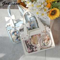 Japanese Style Ita Bag New 2024 Girls Portable Crossbody Transparent  Cute Gothic Women's Ita Bag Elegance Tote Handbag Bolso