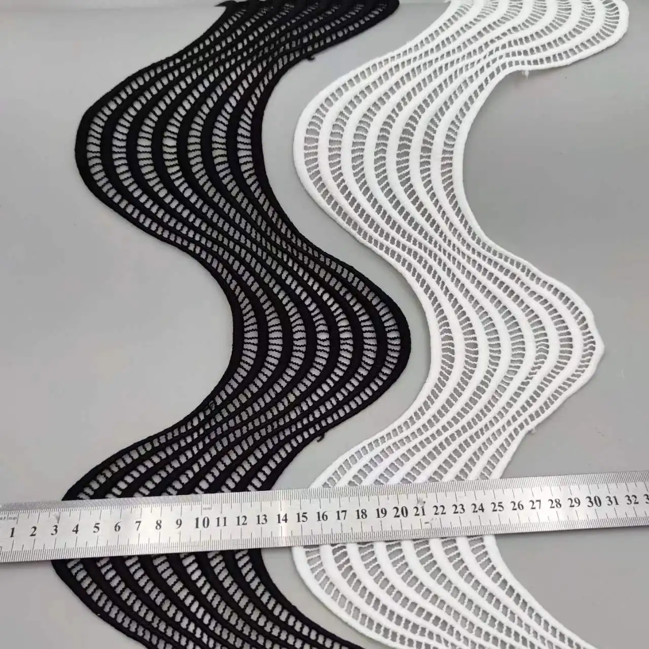 8 Rows Hollow Lace Curvilinear Sewing Lace 10cm Width Fashion lace