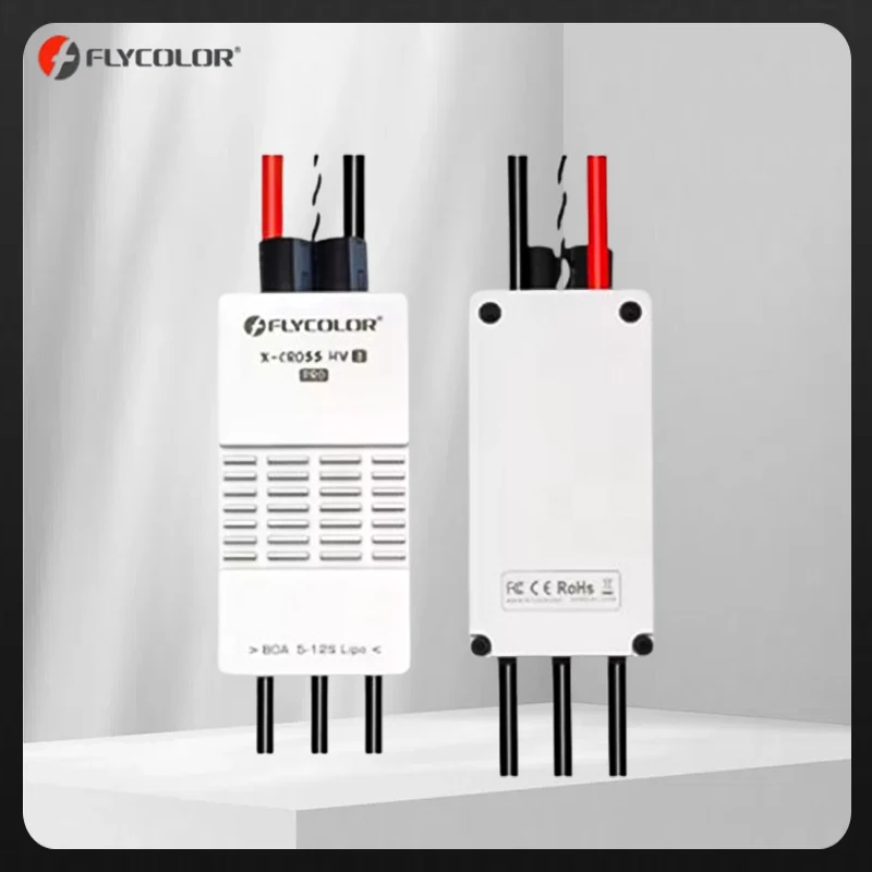 

FLYCOLOR X-CROSS HV 3 PRO 80A 200A ESC 5-12S BLHeli-32 Dshot Proshot 64MHz ARM 32-Bit Speed Controller for RC FPV Racing Drone
